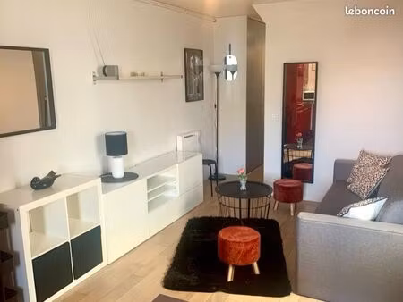 grand studio lumineux + parking + cabanon