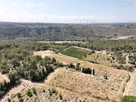 terrain agricole 1 3 ha – forage 80 m – clôturé – sigean (11130)