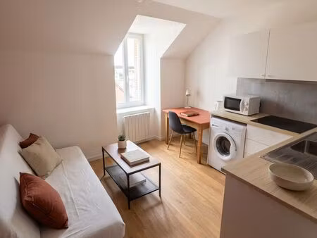 t2 25 m² – secteur iut – rénové à neuf + performance thermique optimisée – vue dégagée