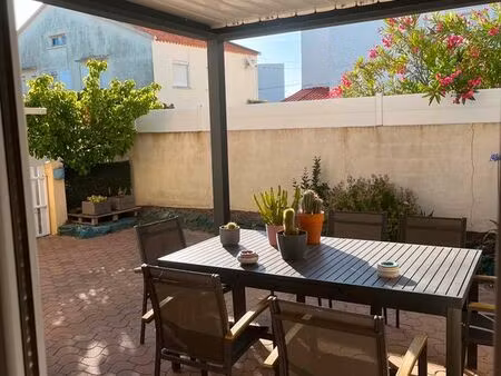 exceptionnel narbonne-plage : maison de 50m2 avec terrasse 50m2