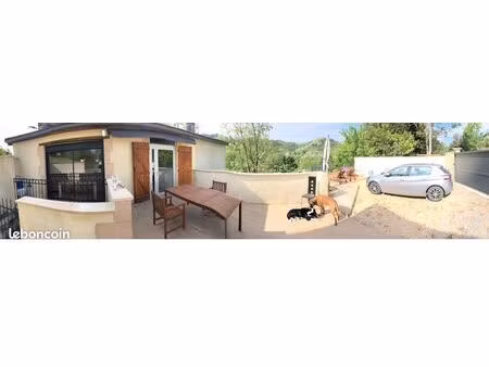 maison en pierre de rivière — vals-les-bains (07) — meublée — accès direct ardèche