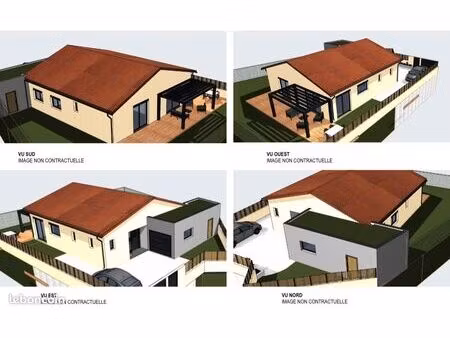 terrain a bâtir + plan et permis de construire
