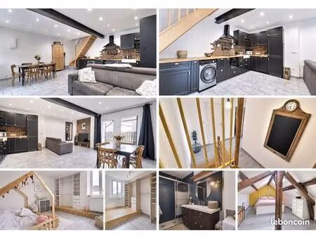maison de ville rénovée 4 pièces  75 m²  terrasse  proche rer