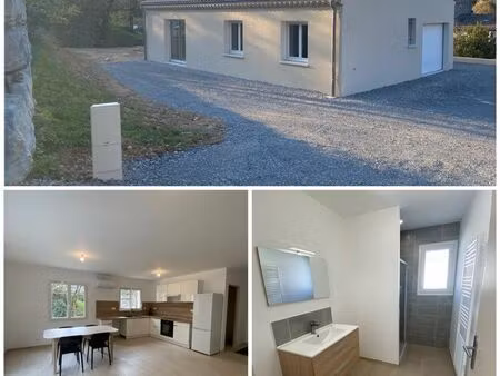 a louer maison neuve 70m2 avec garage et jardins