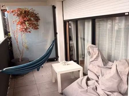 appartement meublé t3 de 58 4 m² + loggia+ parking