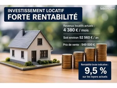 ancienne bâtisse rénovée divisée en plusieurs logements