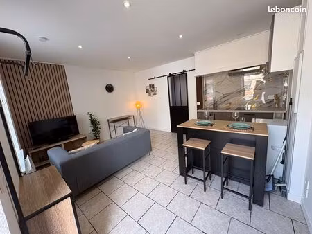 appartement f1 meublé entièrement rénové – falaise  quartier guibray / rentabilité jusqu'à