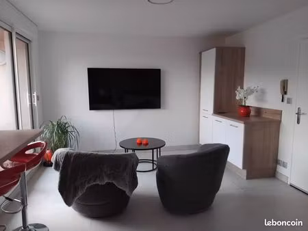 t1 neuf meublé 31 m2  terrasse  parking  cave