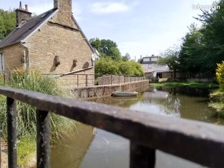maison en pierre en co-propriété avec du charme en plein centre ville avec terrain et un é