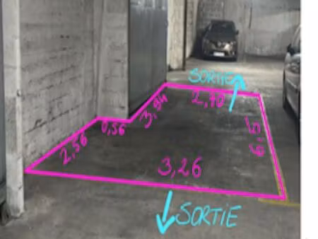emplacement de parking double