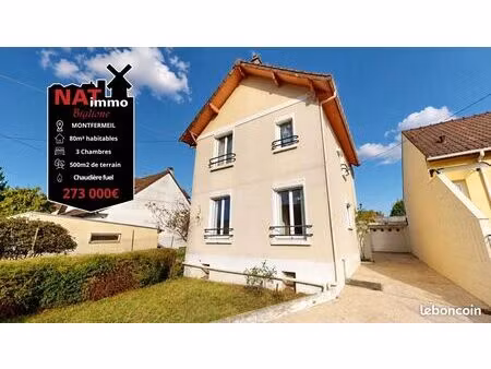 maison 4 pièces 80 m²