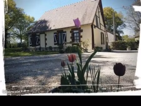 location maison + terrain non clôturé
