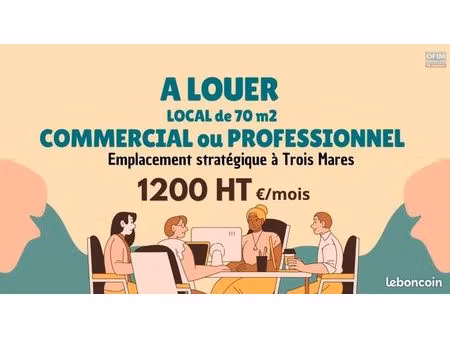 local commercial 70 m²
