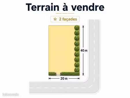 terrain constructible proche breuillet centre - secteur calme et recherché