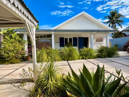 villa t5 avec piscine et grand jardin tropical - saint louis (97450)