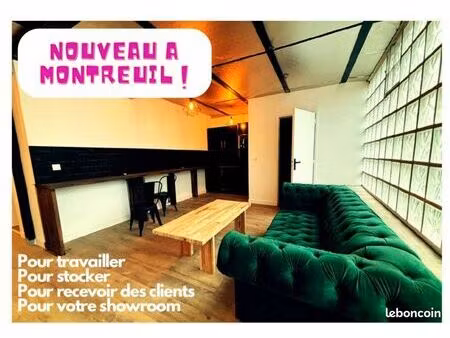 local d’activité montreuil proche métro
