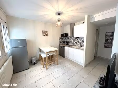 angoulême – saint-cybard – appartement f2 meublé en rdc refait à neuf et parfaitement amén