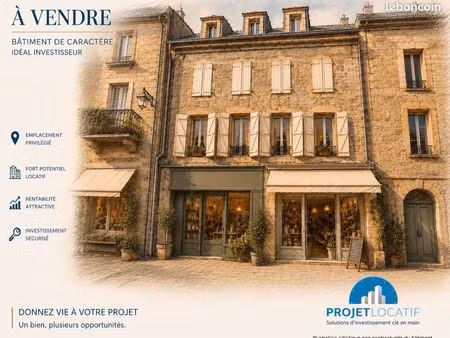 immeuble complet cœur de ville pour un investissement locatif clé en main