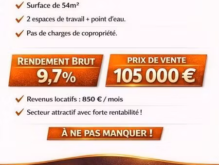 local commercial 54 m²