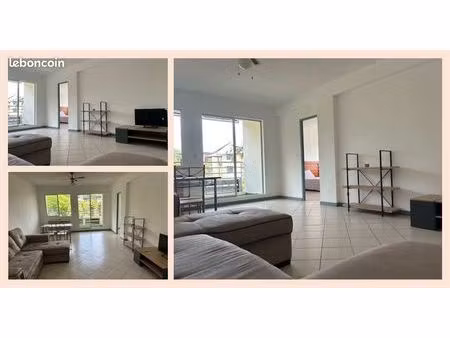 à louer – spacieux t4 meublé de 92 m² avec terrasse et piscine – cayenne