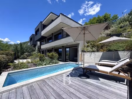 barnes aix-les-bains - monterminod - exclusivité - villa d'exception avec piscine et vue p