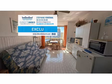 palavas les flots - studio cabine - parking