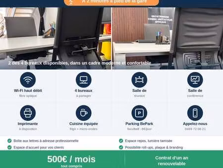 bureau moderne à namur  epc a++