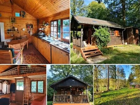 chalet et terrain de loisir dans le perche