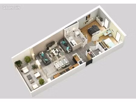 appartement 65 m² beaumont les valence