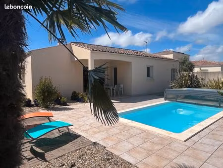maison plain pied avec piscine