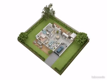 maison 4 pièces 61 m²