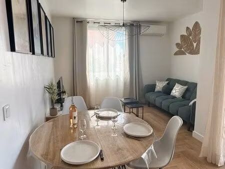 t2 meublé 31 m² – rive gauche – bail mobilité – balcon – parking possible”