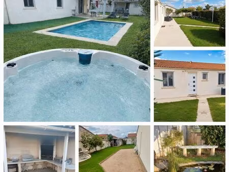 maison plain-pied sans vis-à-vis – piscine  jacuzzi