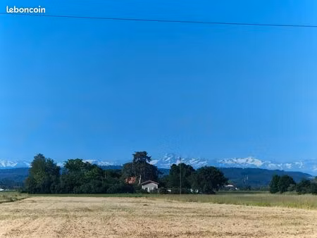 terrain vue pyrénées – constructible