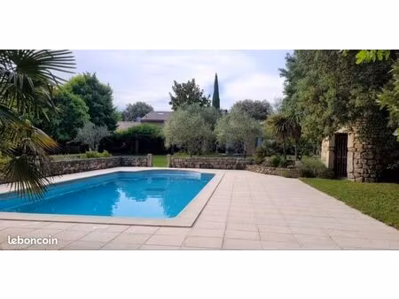 maison de charme 180 m² en drôme provençale – terrain 2700 m² - piscine & dépendances