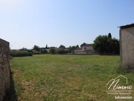terrain 450 m² calvisson