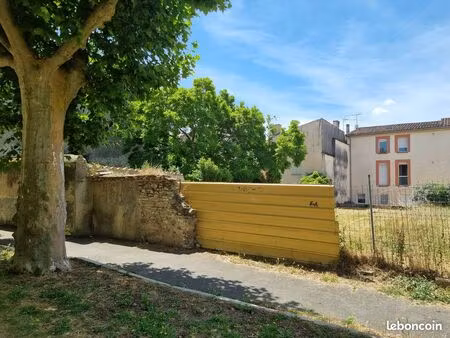 terrain constructible plein centre ville de revel