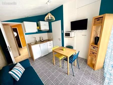 t2 design meublé uniquement location étudiante ou bail mobilité 9 mois