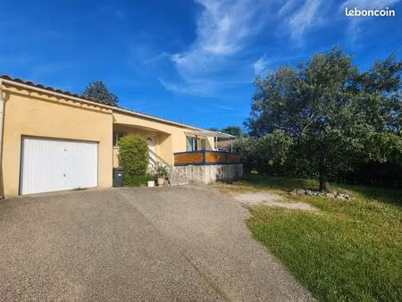 villa t4 de plain-pied avec jardin terrasse et garage – la calmette