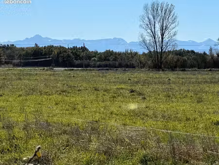 terrain de 1552m2 vue pyrénées
