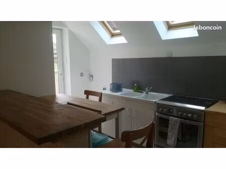 loue maison 60 m² + jardin  champs geraux 22630