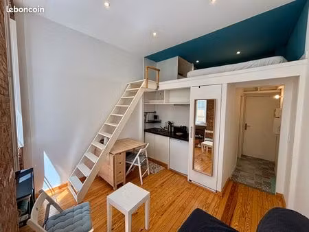 t1 meublé avec mezzanine – quartier saint-aubin – toulouse