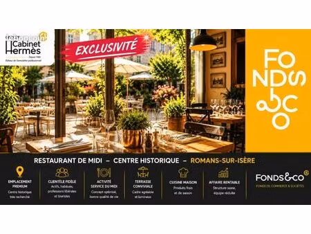fonds de commerce restaurant 179 m²
