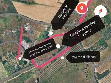 terrain agricole 7790m2