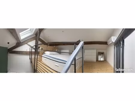 studio meublé avec mezzanine – tassin centre – sécurisé– idéal étudiant