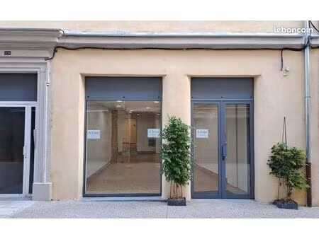 local commercial 112m² + cave - centre montélimar