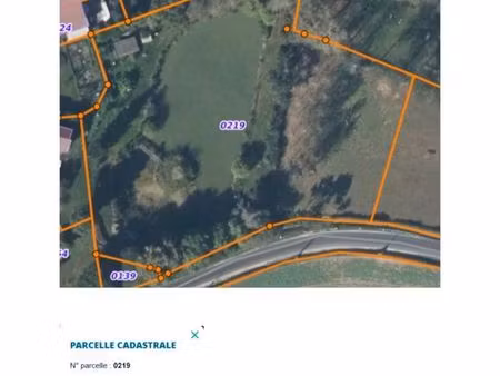 étang de 1600m2 sur parcelle de 6769m2