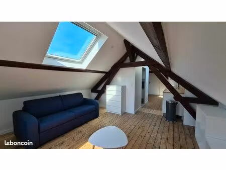 studio meublé de 42m² secteur charmilles avec grand terrain  dans un immeuble calme et séc