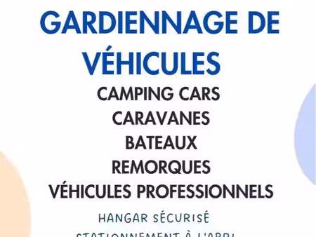 hangar sécurisé – stockage camping-car  caravane  bateau  véhicule