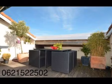 aussonne centre appt 64m plus terrasse 19m sans vis à vis